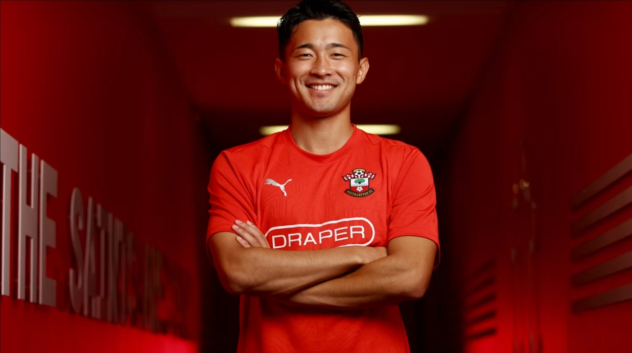 菅原由勢打進圣徒本賽季英超首球，成為第11個英超進球的日本球員